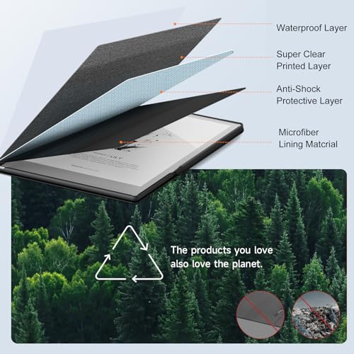 OLAIKE Book Folio Case para Remarkable 2 Paper Tablet 10.3" 2020 Release, Premuin Fabric Smart Cover con bolsillo para bolígrafo, diseño de soporte plegable estable (no para Remarkable 1)