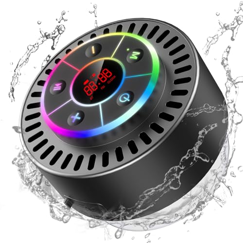 docooler BT Lautsprecher Wasserdicht IPX7 für Badezimmer, staubdicht, stoßfest, LED-Display, integrierter Mini-Lautsprecher FM-Radio docooler BT Lautsprecher Wasserdicht IPX7 für Badezimmer, staubdicht, stoßfest, LED-Display, integrierter Mini-Lautsprecher FM-Radio