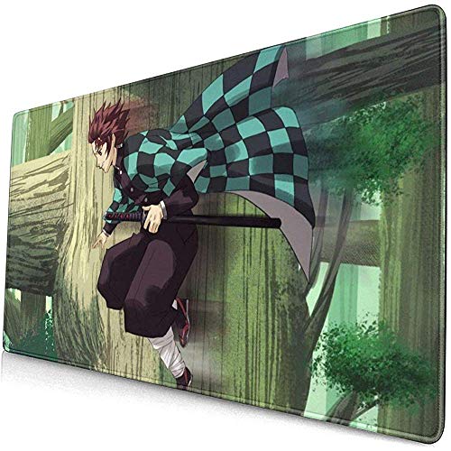 Preisvergleich Produktbild Handgelenkauflage Für Mouse Mat Dämonentöter Mauspad Anti-Rutsch-Matte 75X40Cm Computermatte