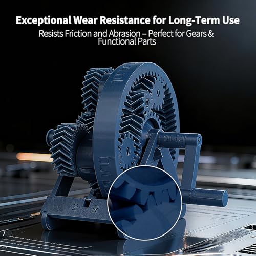 Image of IEMAI Carbon Fiber PETG Filament 1.75mm Matte Blue 1KG, PETG-CF 3D Printer Filament with Dimensional Stability & Low Warpage, High Stiffness, Heat Resistant, Easy Print