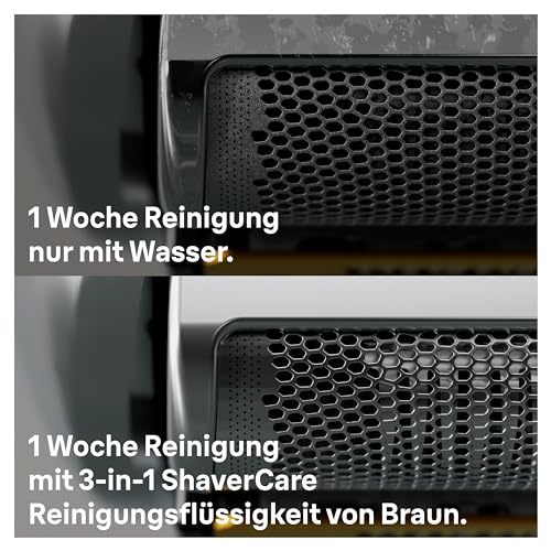 Braun 3-in-1 ShaverCare Reinigungskartuschen für Reinigungsstationen – ORIGINAL Kartuschen – Reinigt Rasierer 10x besser als Wasser, Scherkopfreiniger, Entfernt Haare und Hautpartikel – 6er Pack