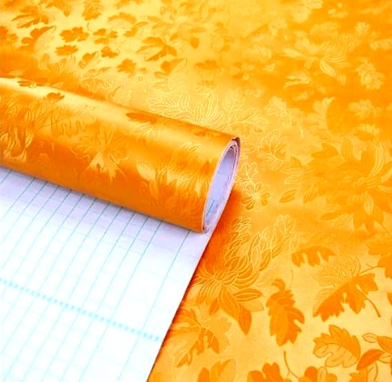 Wall Stickers for Kitchen Oil Proof and Waterproof Wallpaper for Kitchen, Kitchen Wall Stickers Heat Resistant Aluminium Stickers fire Proof Sheets (60 X 200 Cm, Gold Stone)