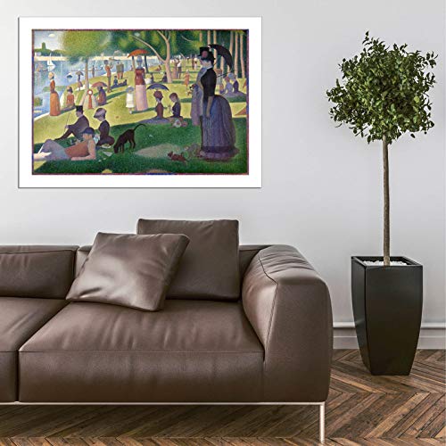 Impresión artística de alta calidad Sunday Afternoon de Seurat, lámina decorativa sin marco 5