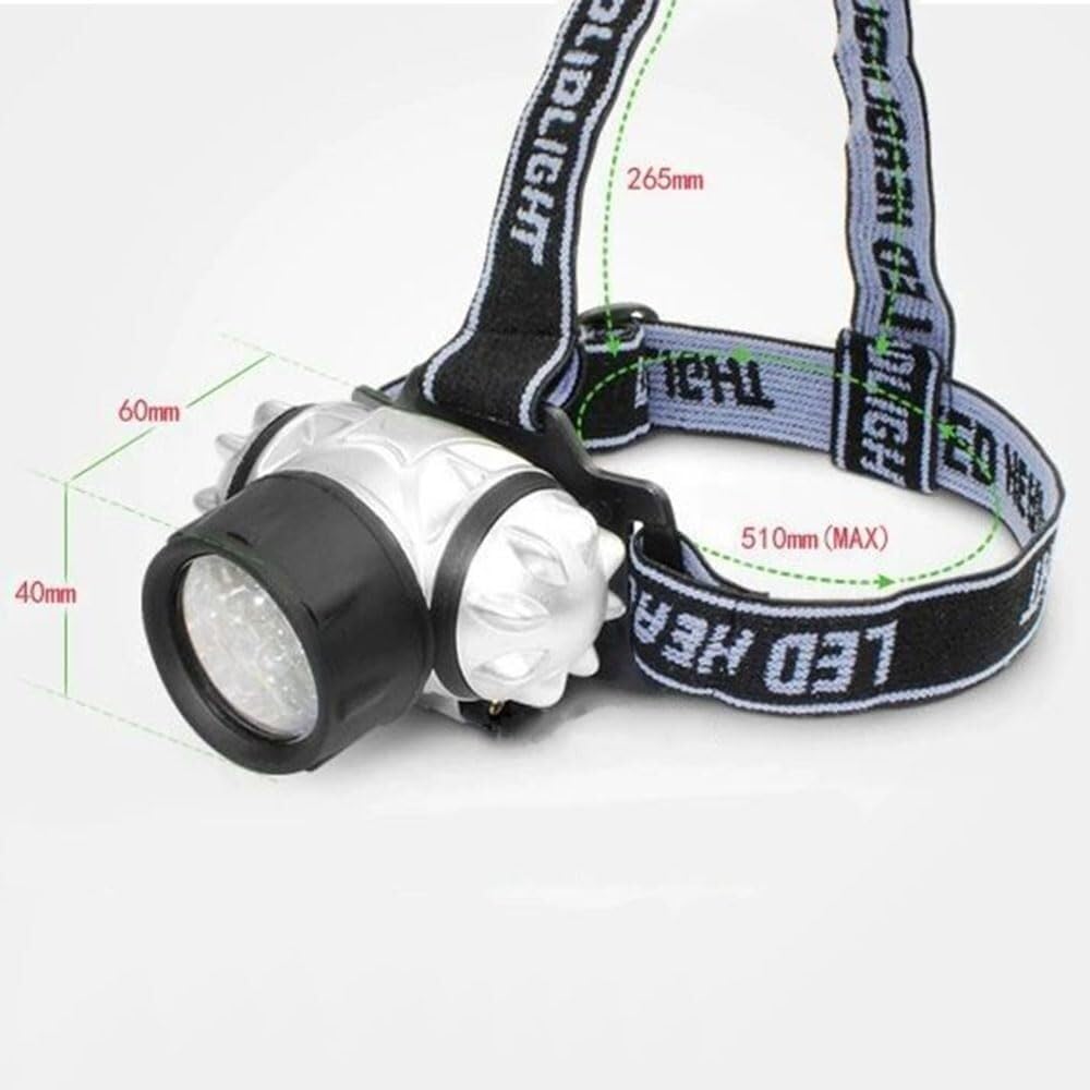 Latarka czołowa LED z 4 trybami pracy, noktowizorem, latarka LED do użytku na zewnątrz, latarka czołowa, lampa kempingowa, lampa myśliwska(Green Light)