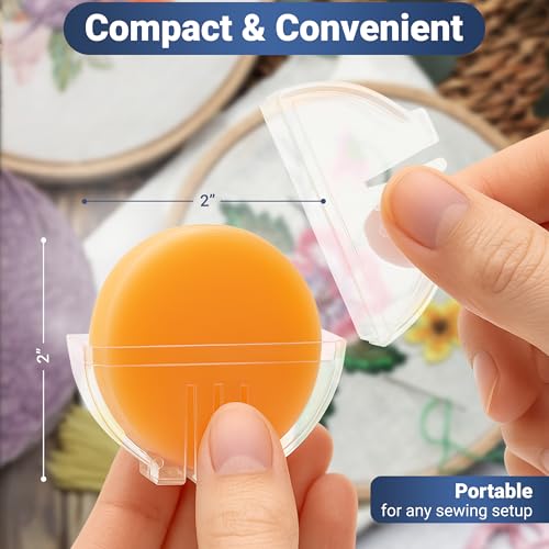 Image of Thread Wax and Thread Conditioner - Contains Beeswax for Sewing and Gloss Threads Waxer. Magic Conditioner for Hand Sewing Embroidery. Hand Quilting Supplies to Strengthen and Reduce Knots
