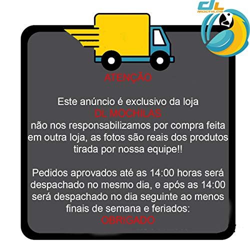 Bolsa De Academia Transversal Em Lona Pequena Original (APreto)