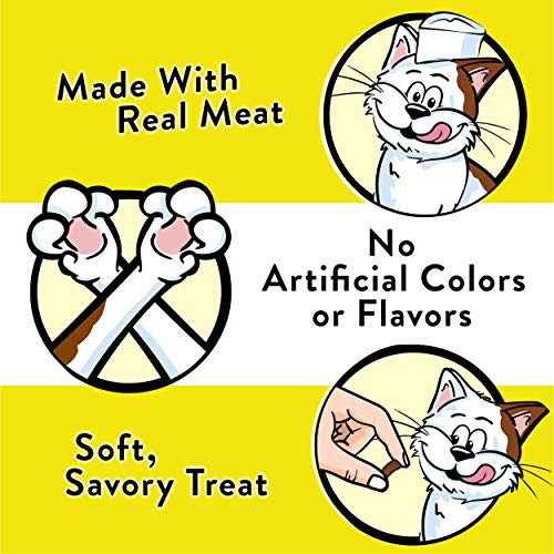 Temptations Meaty Bites, Soft and Savory Cat Treats, Chicken Flavor, (7) 1.5 oz. Pouches - Image 4