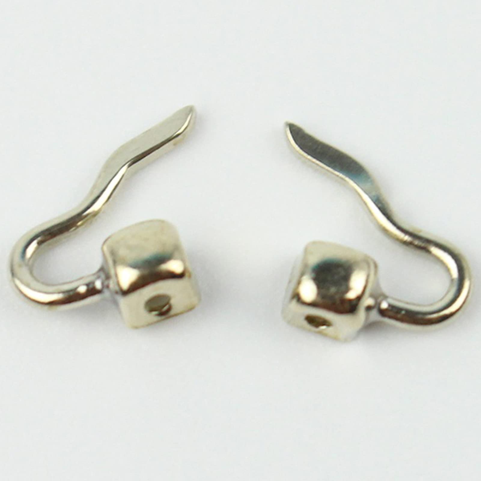 100 ensembles de bras de plaquette nasale de lunettes, for cadre optique de lunettes, accessoires de réparation de lunettes, Type à vis.
