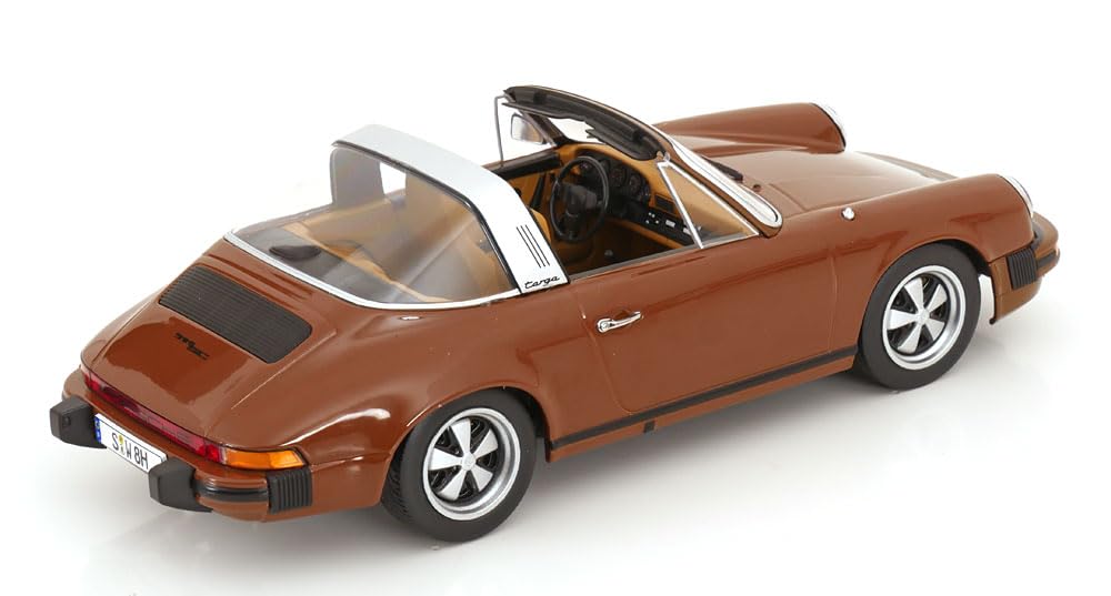 KK Scale KKDC180923 - Porsch. 911 Sc Targa Brown 1975 German TV-Series Tatort Stuttgart - Scala 1/18 - modellino Auto