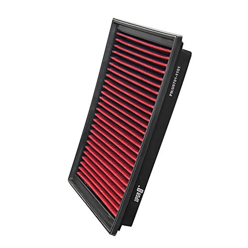 Upgr8 U8701-1101 Hd PRO OEM Replacement High Performance Dry Drop-in Panel Air Filter Red