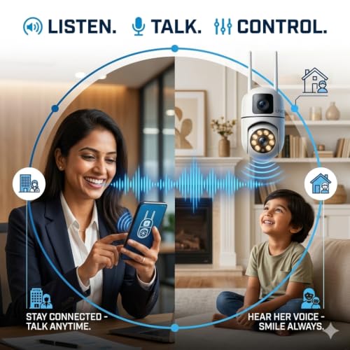 Image of UNICRON CCTV Camera for Home Security Outdoor & Indoor, Wireless WiFi 360