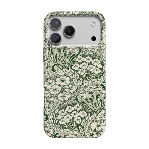 Casely iPhone 18 Pro �P�[�X | �~�X�e�B�b�N���h�E | Green Gardens | MagSafe�Ή� | �N���V�b�N �E���g���X���� �f�U�C��