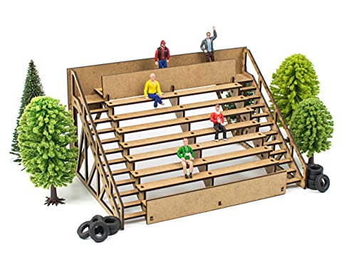 Gradas scalextric a escala 1:32 Decoracion slot Accesorios pista slot Kit decoracion circuitos...