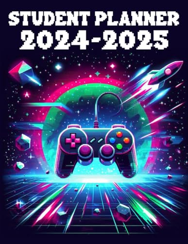 Student Planner 2024-2025 Gamer: With Weekly & Monthly Spreads, To-Do List, Habit Tracker & Homework Organizer for Middle and High School Students | ... for Video Games Lovers in Back to School image 2