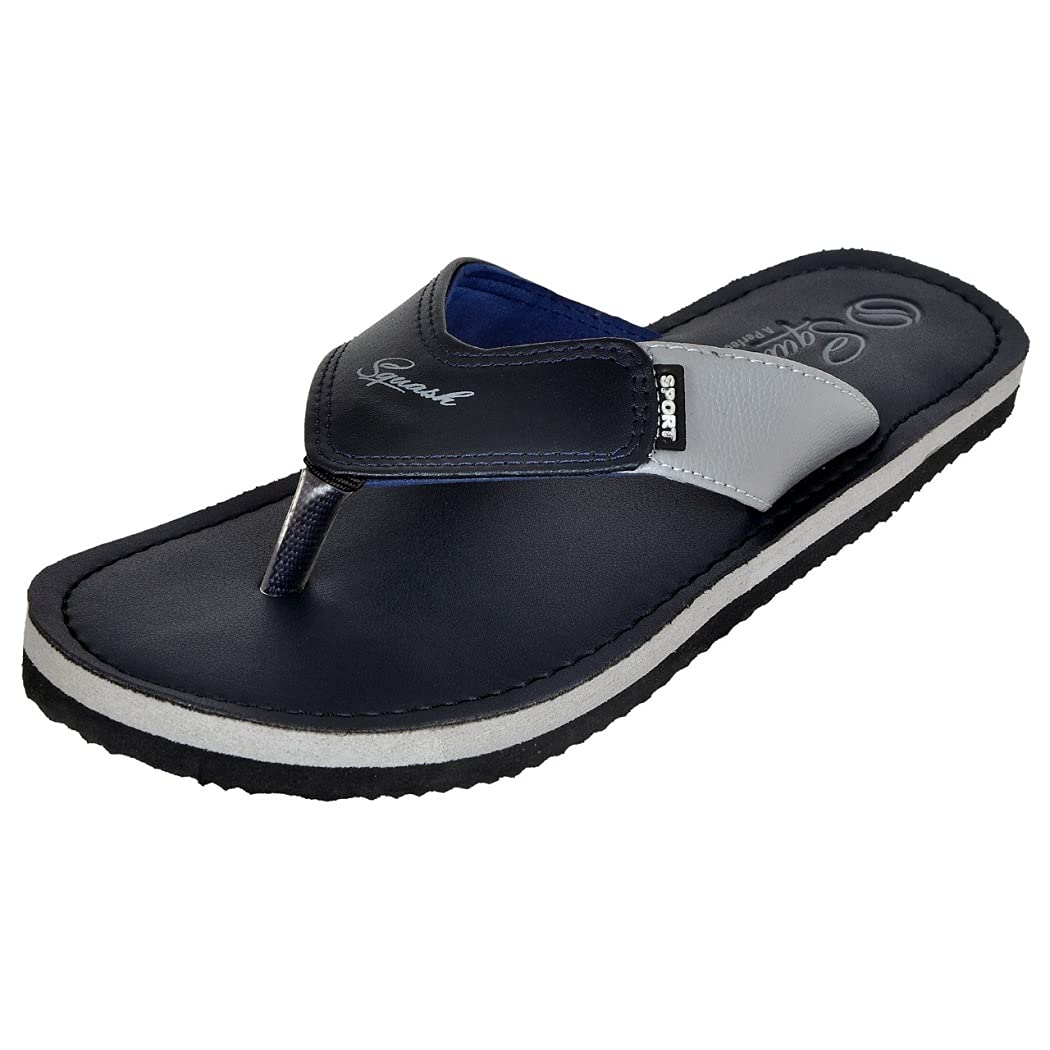 SQUASH Mens Flip Flops casual Synthetic Bathroom Slippers (BLUE, numeric_6) (B096KLHBY7) Amazon Price History, Amazon Price Tracker