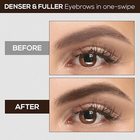 Image of 4 Point Eyebrow Pencil - Brown, Browfill Eyebrow Pen, Waterproof & Smudge-proof, One Swipe Application with Micro Precision, Natural & Long-lasting Finish, Easy to use, Cruelty-free