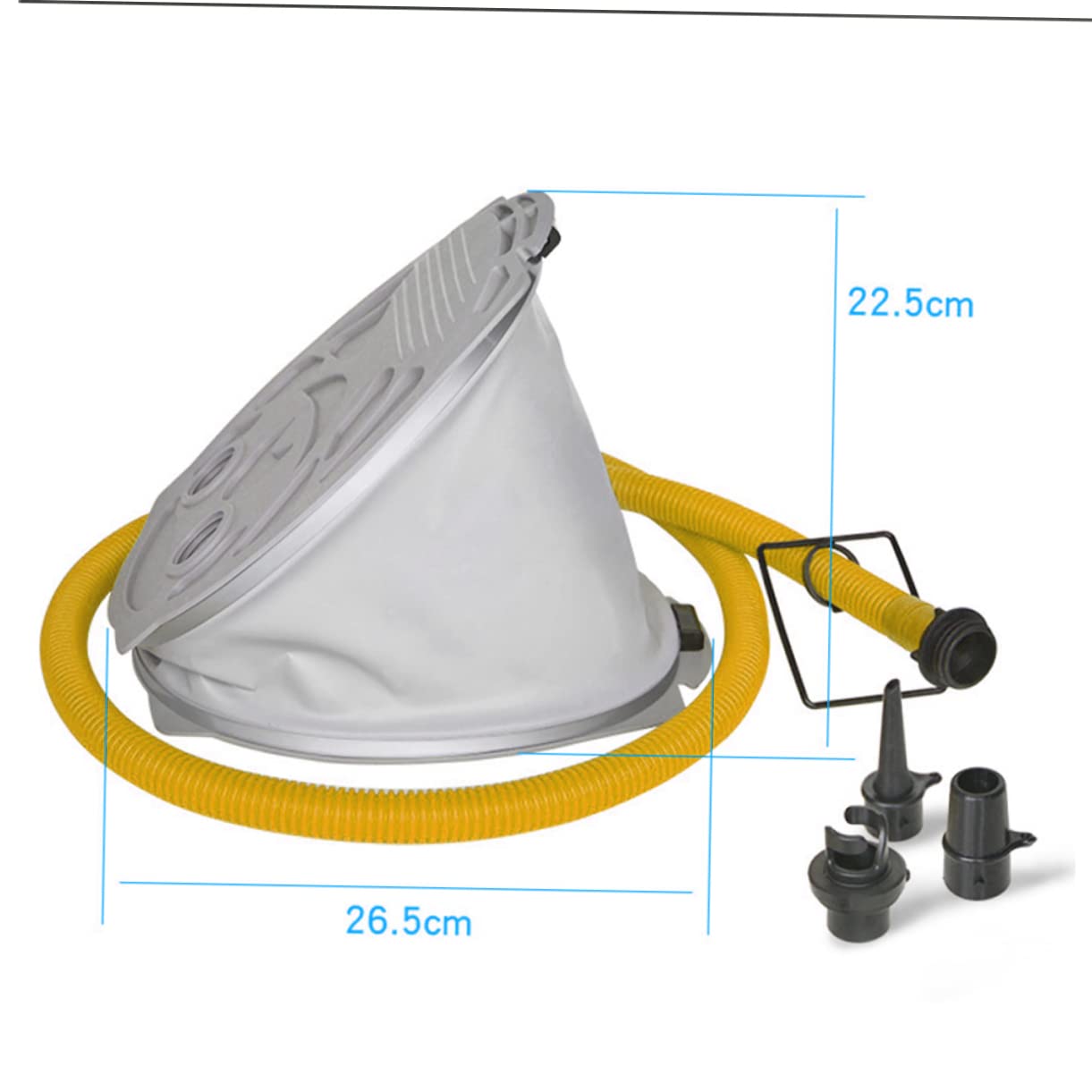 balacoo 9 Foot Treading Air Pump Inflator Air Pump for Inflatables for Boat Canoes Inflatable Bed Toy Sofa Random Color