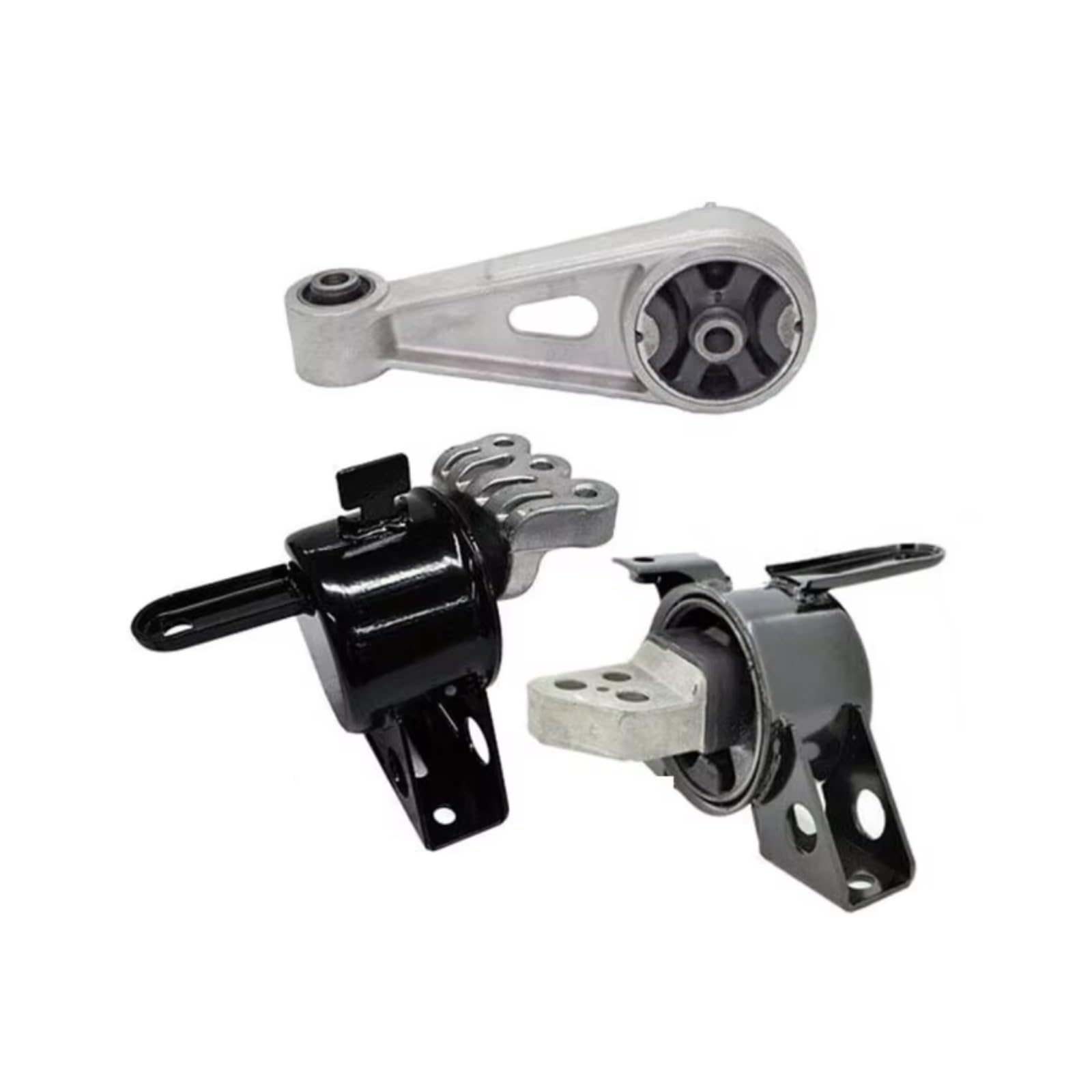 Car Engine Mounts Compatible with Chevrolet for Spark for Matiz 2012–2025 for Beat 2012 3pcs Engine Trans Mount Bracket Anti Shake 95969583 94540780
