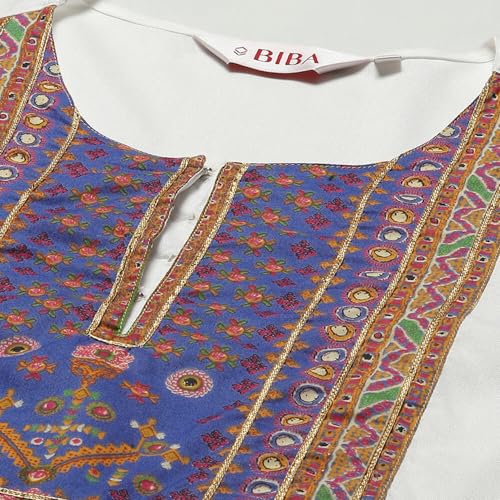 Image of BIBA Women's Cotton Kurta Suit Set