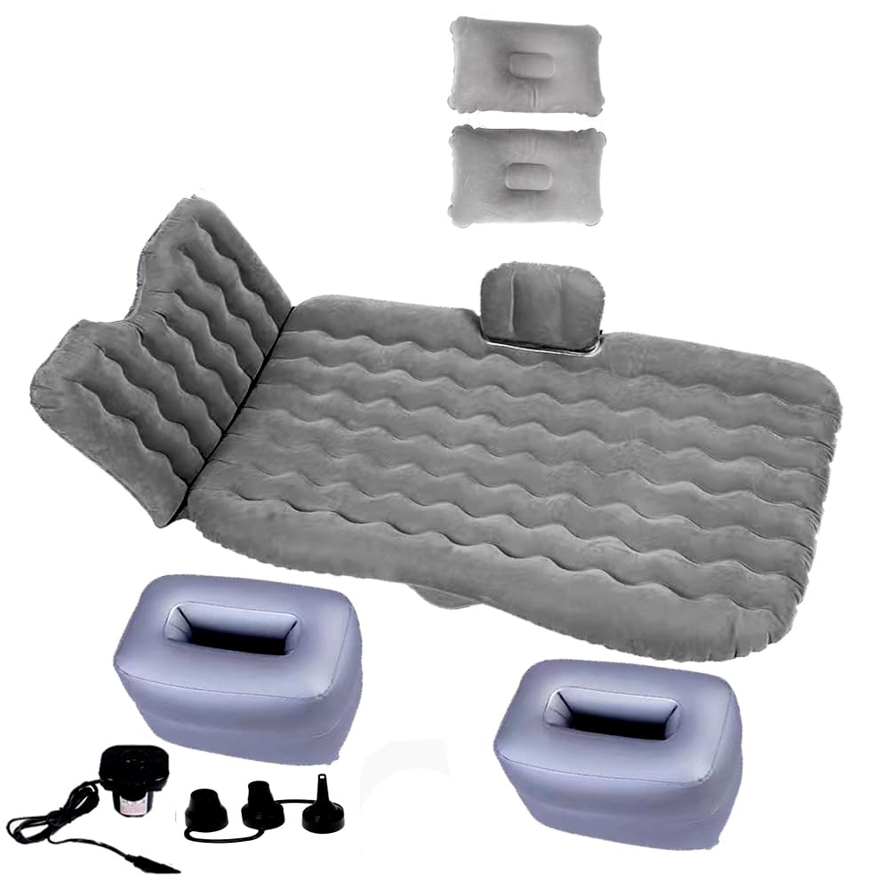 Onirii Inflatable Car Air Mattress Back Seat Bed with Air Pump,Thickened Portable Car Travel Sleeping Camping Air Mattress Blow Up Bed for Car Universal SUV โ image 1