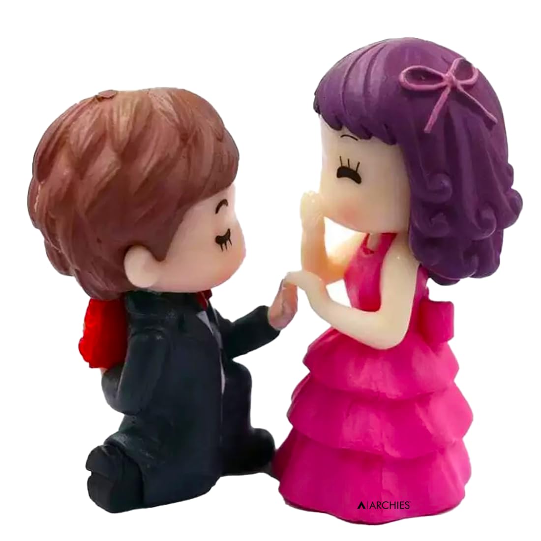 ARCHIES Romantic Love Miniature Figurines Showpiece Valentine Gift for Girlfriend, Boyfriend, Lover, Couples, Husband, Wife | Birthday | Valentines Day | Anniversary VALG20