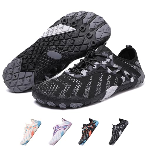 Image of Hike Barefoot Shoes Women Men Pro Water Footwear Wide Toe Box Non-Slip Unisex Athletic Outdoor Running Shoes