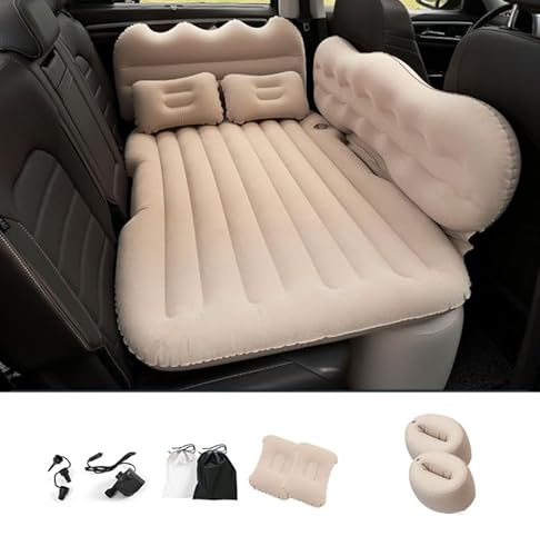 マツダ デミオ DJLFS DJLAS DJ5FS DJ5AS DJ3FS に適用車中泊マット 車載 エアーベッド 車中泊 マット 車用ベッド 分離可能 後部座席 車中泊 グッズ 独立サポートエアクッション 防水防潮 PVC+群がる素材 簡単空気入れ ピロ