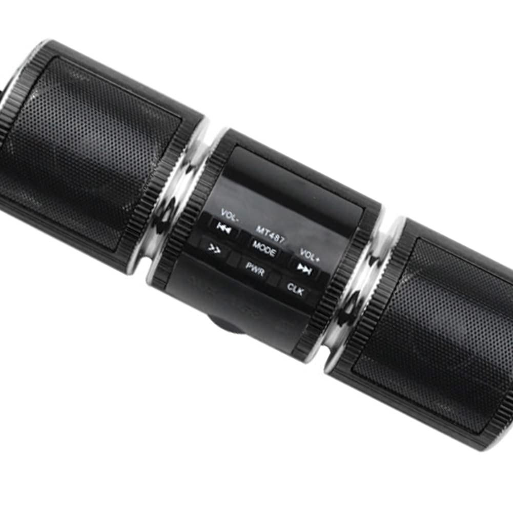 coche moto Bluetooth MP3 Audio Retrofit audio impermeable altavoz multifunción con pantalla doble altavoces
