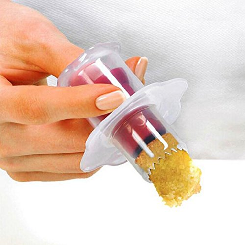 Image of 2pcs Cupcake Tools Muffin Cake Pastry Model Plunger Cutter Decorating Plastic Cake Digging Holes Device Filling - Cupcake Hole Punch