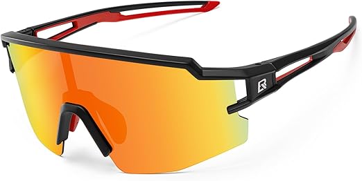 ROCKBROS Kids Sunglasses Polarized Youth Baseball Sunglasses Cycling Glasses UV400 Sports Glasses for Boys Girls Age 8-14