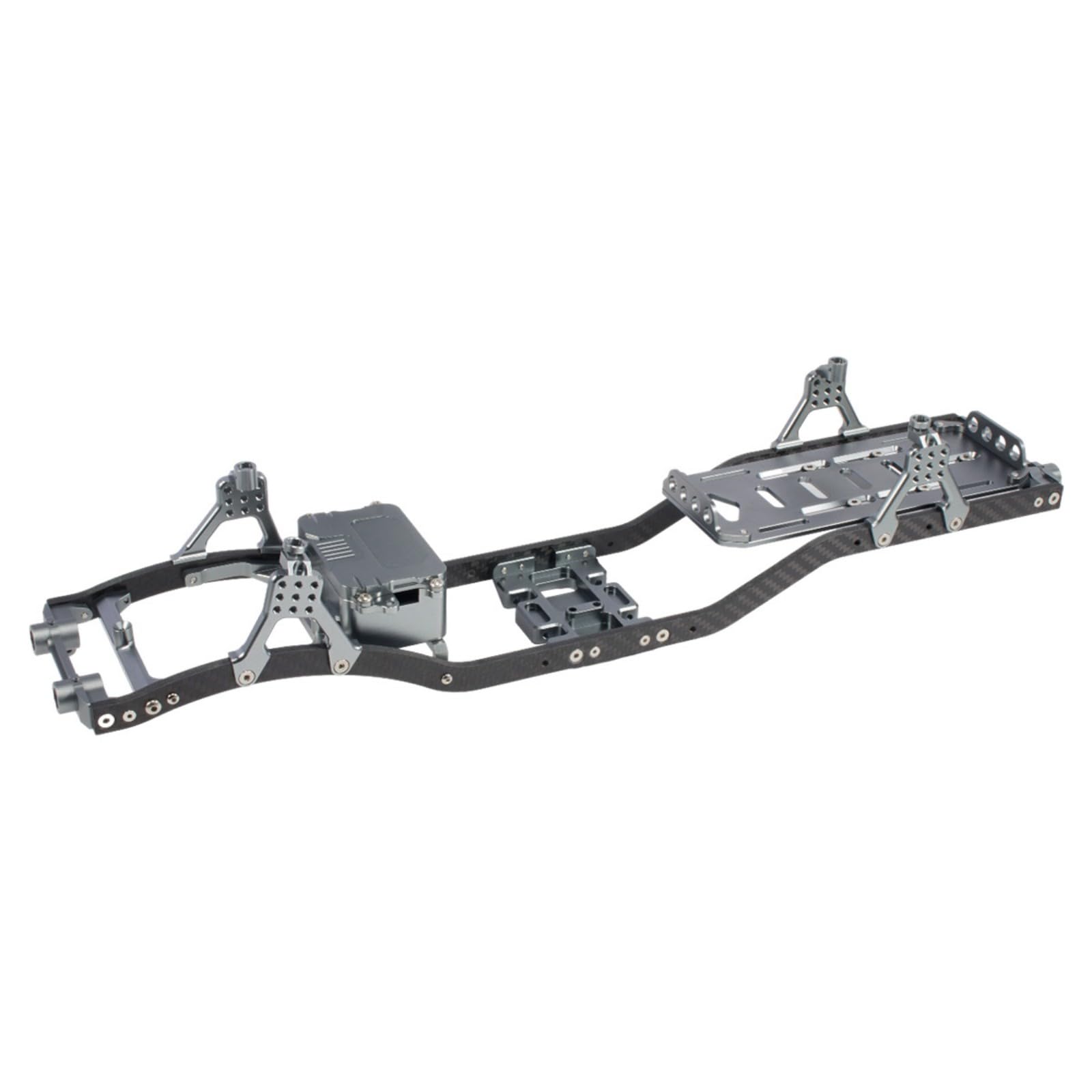 Photo 1 of G.T.R RC 1/10 Metal Chassis Kit for Axial SCX10 II Rock Crawler