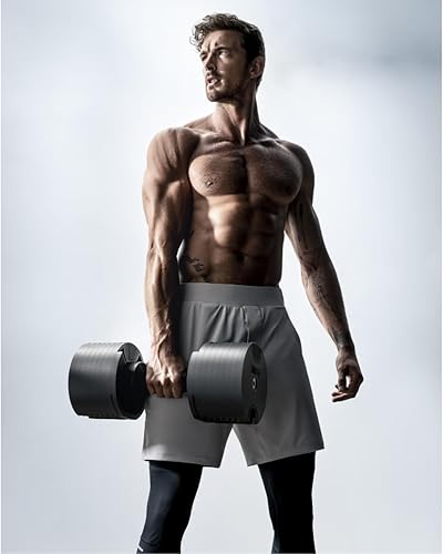 Miniatura 8 de SMRTFT NUOBELL - Mancuernas ajustables  El NUOBELL original todo en uno  Se sienten reales como las mancuernas tradicionales  Altamente duraderas