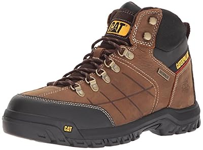 Caterpillar Men's Threshold Waterproof Industrial Boot, Brown, 8.5 M US