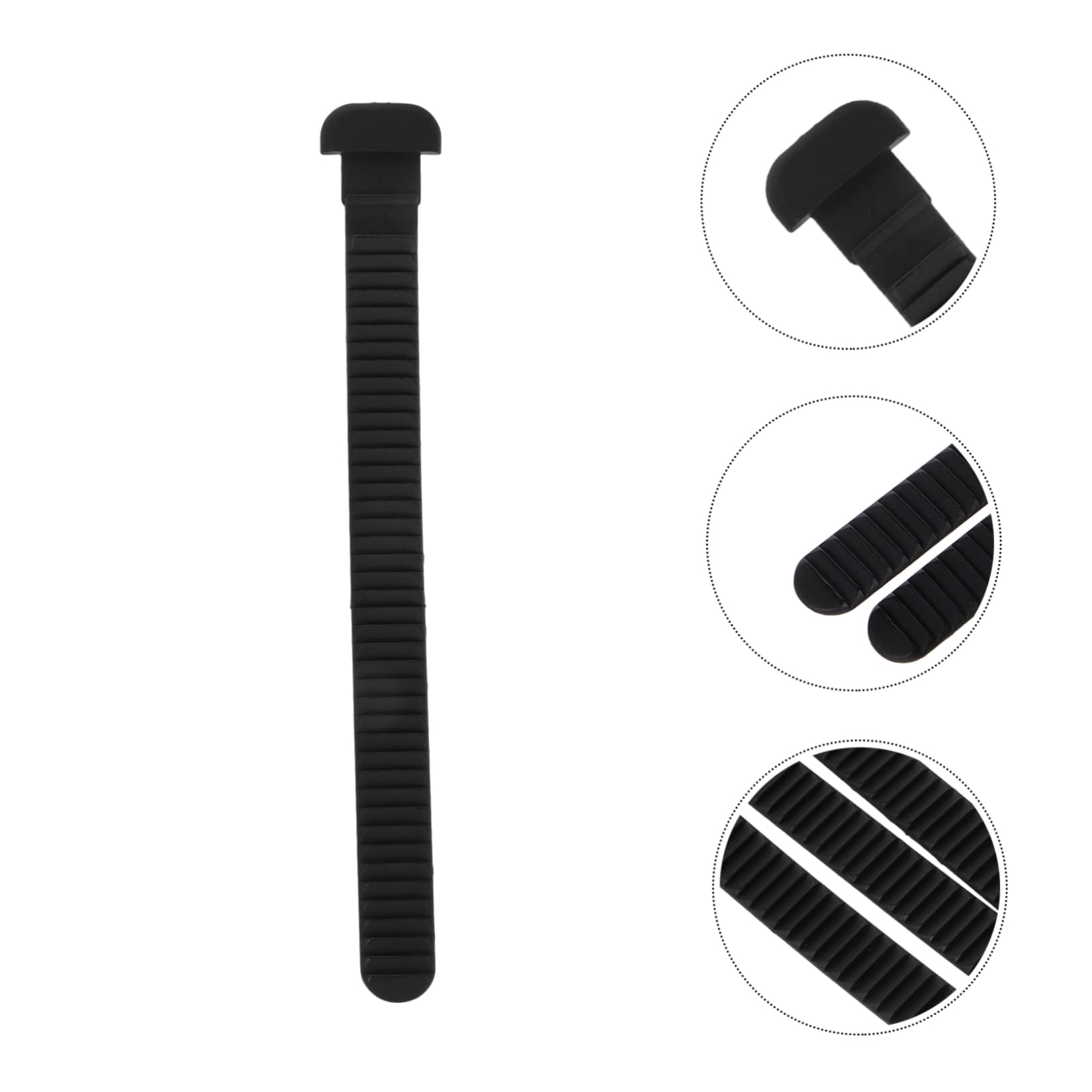 Toddmomy Hebilla De Ajuste Del Zapato De Skate. Mujeres Hombres Correa De Escalera Para Sujetar Snowboard Correas De Unión Cinturón De Energía Patines Black De Polivinilo