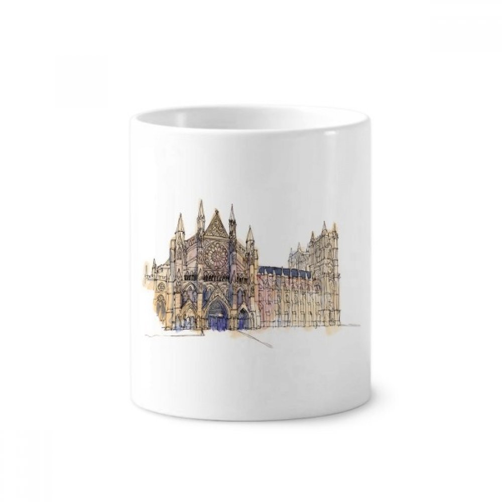 Mug Abbaye de Westminster en céramique blanche 350 ml polyvalent - 3