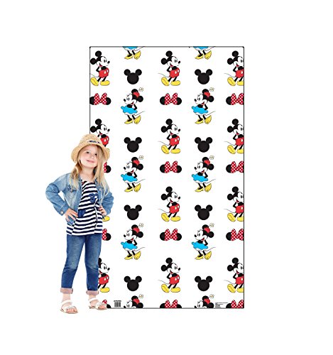 Image of Cardboard People Mickey and Minnie Step and Repeat Life Size Cardboard Cutout Standup