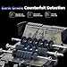 LOLARAN Money Counter Machine Mixed Denomination, Dual-Display Mixed Denomination Value Counting Machine with UV/MG/IR/DD Counterfeit Detection, USD, EUR, MXN, GBP and CAD Business Counter, Black