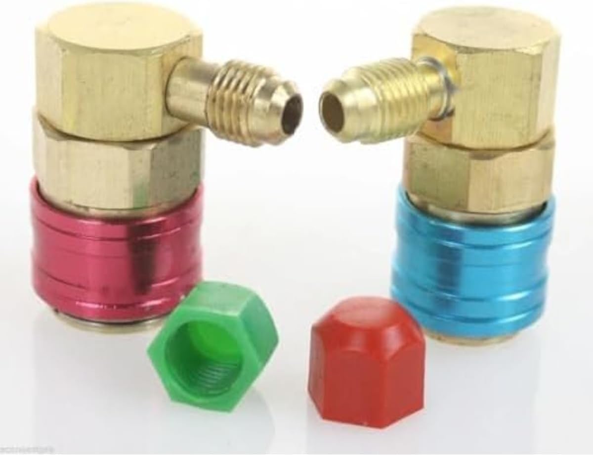 Replacement for AC R134A QC15 Quick Couplers Connectors Adapters Conversion Auto Car High & Low OEM
