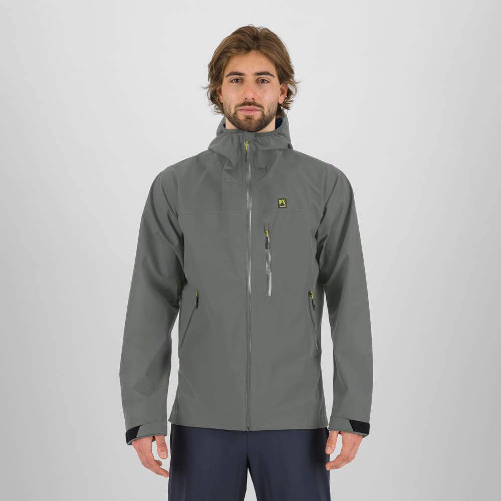 Karpos Men's Gris Full-Zip Hiking Jacket Pluvia