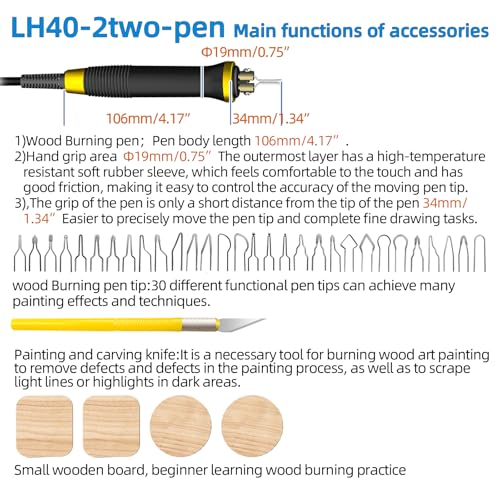 FIRElood Dual Pen Wood Burning Tool