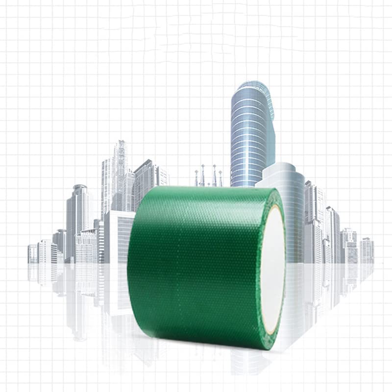 Image of High Adhesive Tarpaulin Tape,Tarpaulin Repair PVC Leakage Patch Tape Rainproof Cloth Adhesive Tape 45 Volumes (Green)