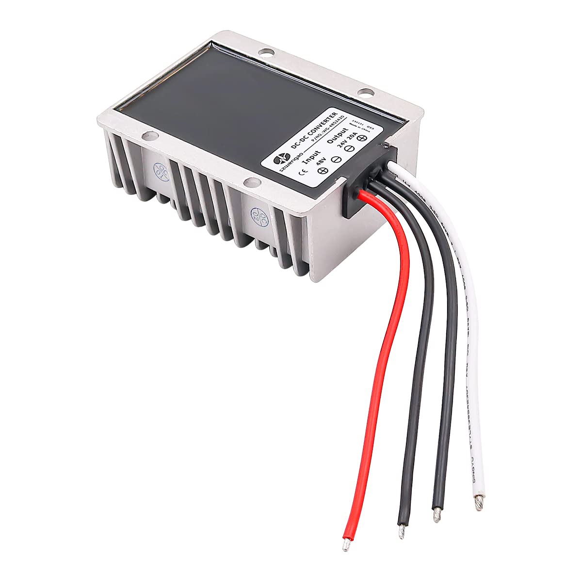 Convertisseur 48V à 24V DC Convertisseur abaisseur 20A pour systèmes de sécurité de véhicules Instrumentation de matériel médical