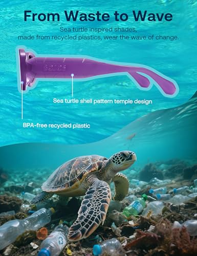 Image of SOJOS Ocean Collection Retro Oval Polarized Sunglasses Women Men SUNLIGHT
