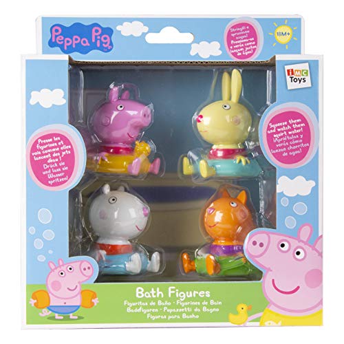 IMC Toys 360037 Peppa Pig badfiguren 4 stuks (gesorteerd) - Afbeelding 5