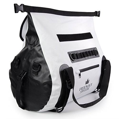 The Friendly Swede Waterproof Duffel Bag Backpack, Roll Top Dry Bag for Gym, Travel and Sports - 35L VAXHOLM