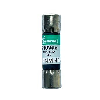 New FNM-4 FNM-4A 250Vac Time Delay Fuse, Pack of 10