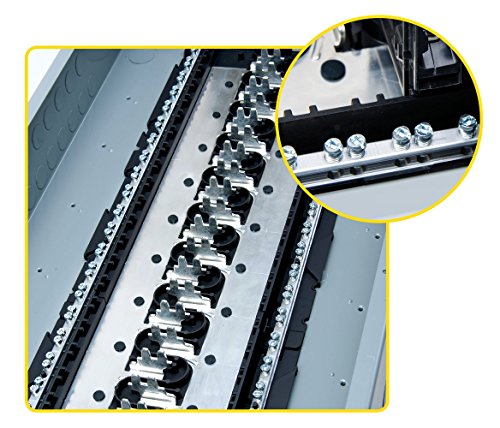 Schneider Electric Hom3060M200Pqcvp Homeline 200 Amp 30-Space 60-Circuit Indoor Main Breaker & Hom2448M100Pcvp Homeline 100 Amp 24-Space 48-Circuit Indoor Main Breaker Load Center #TOP3