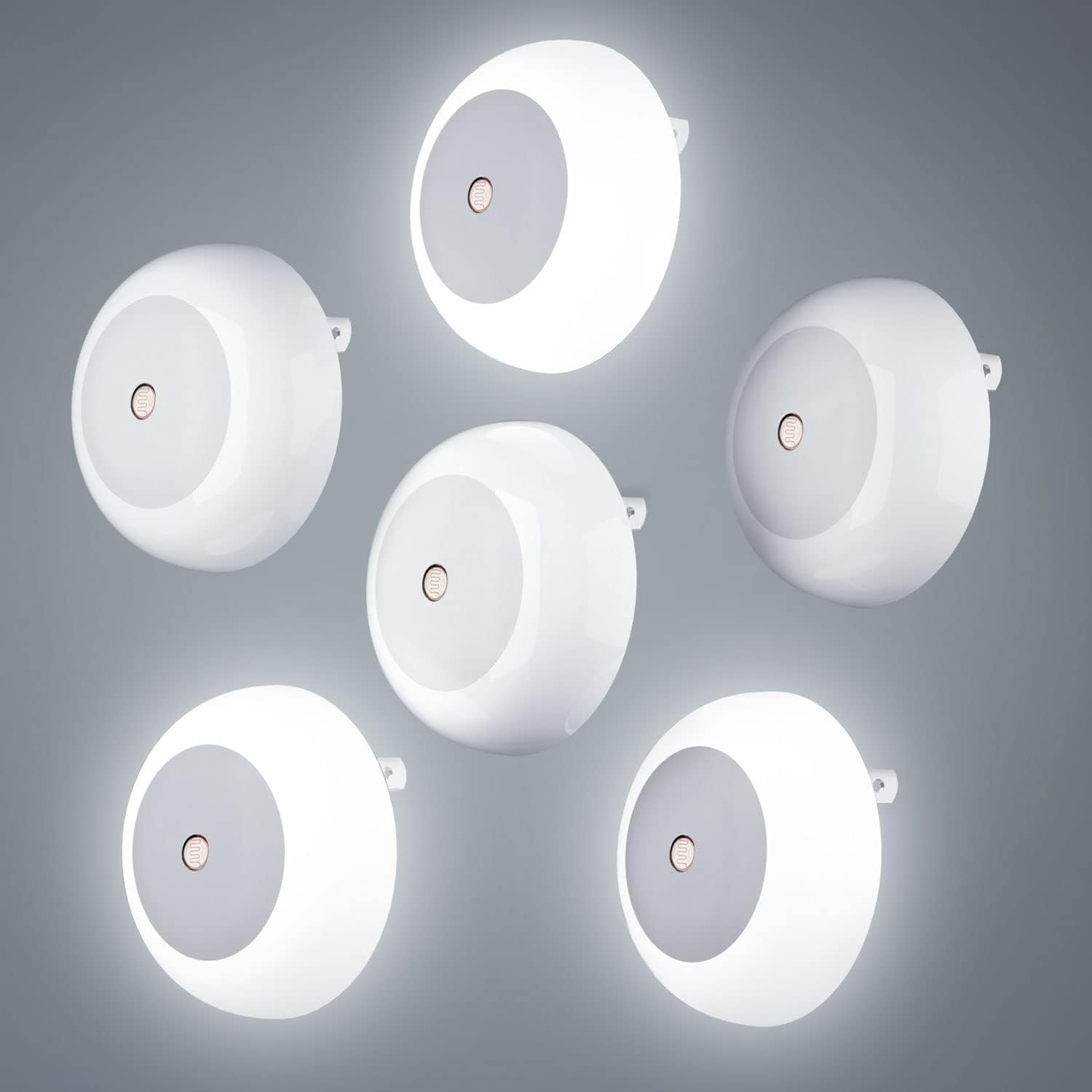 Night Light, [6 Pack] Night Light Plug in Night Lights Plug into Wall