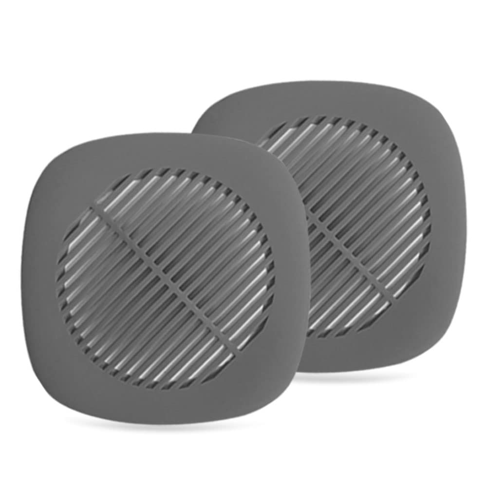 Photo 1 of 2 Piece Drain Hair Extensions, Soft Silicone Not Easy to Cut, Easy to Install Clean Drain, Suitable for Bathroom, Kitchen, Tub Drain Plugs Gray