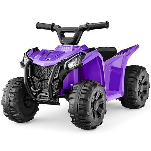 Best Choice Products 6V Kids Ride On Toy, 4-Wheeler Quad ATV Play Car w/ 1.8MPH Max Speed, Treaded Tires, Rubber Handles, Push-Button Accelerator -...